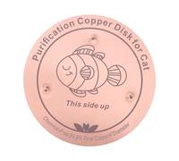 Pure Copper Disc for Cat Fountain Cleaning, 4 Inch Golden | 0.6mm Thin Profile, Four Point Support, Fits PET Fountain Systems, Time Saving Natural Cleaning