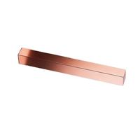 Pure Copper Flat Bar, Pure T2 Red Copper Rectangular Flat Bar Multiple Sizes 500mm Length(10x10x500mm)