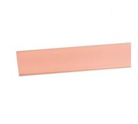 Pure Copper Flat Bar, T2 Red Copper Busbar Strip 500mm Multiple Sizes For CNC Model Making(5 * 10 * 500MM)