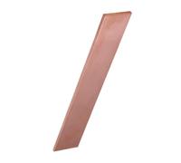 Pure Copper Flat Bar, T2 Red Copper Flat Bar Multiple Sizes 500mm Long(0.4x8x500mm)