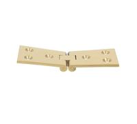 Pure Copper Flip Top Hinge Oval Foldable Table 180 Degree | Extra Thick Rustproof Construction, Classic Vintage Style, Noise-free Use for Butler Tray and Edge Tables