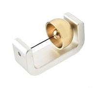 Pure copper For ring magnetic door wind chime handmade as a decorative and functional refrigerator magnet, offeFor ring gentle chimes to promote calm and monitor door activity (C)