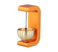 Pure copper For ring magnetic door wind chime handmade as a decorative and functional refrigerator magnet, offeFor ring gentle chimes to promote calm and monitor door activity (E)