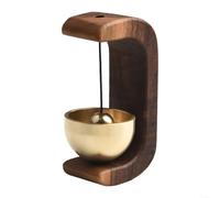 Pure copper For ring magnetic door wind chime handmade as a decorative and functional refrigerator magnet, offeFor ring gentle chimes to promote calm and monitor door activity (B)