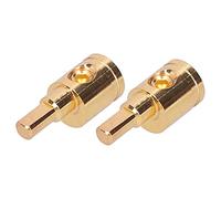 Pure Copper Gold Plated Wire Reducer Terminal Connector for Car Audio Amplifier Modification