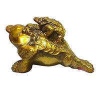 Pure Copper Gold Toad Statue Sculpture Brass Mother And Child Gold Cicada Statuette Figurine Home Decor Office Lucky Feng Shui Decoration Ornaments Crafts