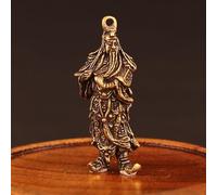Pure Copper Guan Gong Statue 40cm Retro Chinese God