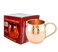 Pure Copper hammered Copper Mug copper Handle - Pure Copper Wine Cup - Vodka Mug -Bar Mug