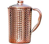 Pure Copper Hammered Water Jug | Copper Pitcher for Ayurveda Health Benefits 1500ML