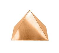 Pure Copper Hollow Pyramid 2 inch Size Side by Side Boost Positive Energy for Vastu Energy for Vibrations at Home, Office Powerful Positive Energy Remedies Health & Wealth Benefits