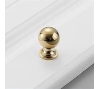 Pure Copper Light Luxury Simple Modern Wardrobe Door Handle All Copper Gold Single-Hole Drawer Cabinet Handle Bright Gold 128
