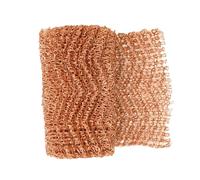 Pure Copper Mesh Roll 5in x 19.7ft Double Layer Distilling Filter Flexible Knitted Wire for Snail Proof and Hole Filler