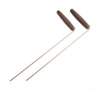 Pure Copper Metal Detector Rods for Treasure Hunting, 29x12 cm - Pack of 2, High Sensitivity for Gold Silver Iron Detection, Comfortable