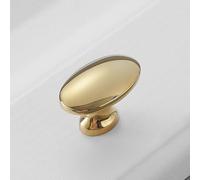 Pure Copper Modern Simple Gold Wardrobe Cabinet Furniture Single Hole Handle French Vintage Yellow Bronze Drawer Handle Bronze