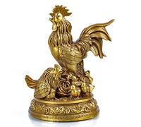 Pure copper mother and child chicken animal ornaments home decoration sculpture crafts-A_9.5 * 9.5 * 15CM