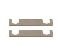 Pure Copper Speaker Connectors 2 Pack - DIY Audio Junction Box with Four-Position Bending and Straight Pieces for Stable Wiring Connections, Gold(C)