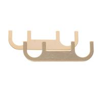 Pure Copper Speaker Jumper Plates 1 Pair Small Straight Bridge 45mm | Gold-plated Finish, Smooth Flat Contact, for Studio Audio Installations and Car Audio Installations