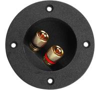 Pure Copper Speaker Terminal Cup, 6pcs Gold-Plated Binding Posts DIY Banana Plugs for Loudspeaker Junction Box