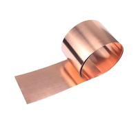 Pure Copper Strip Roll, 0.01mm and 0.02mm Thickness, 1000mm Length, for Electrical Conductivity, EMI Shielding, DIY Crafts, Electronics, Wiring Repairs