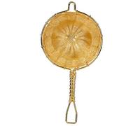 Pure Copper Tea Infuser Strainer, Loose Leaf Tea Filter, Double Layer Mesh Design, Hand Woven Hollow Shape, with Hanging Hook, for Teapot Cup Brewing, Safe Rustproof