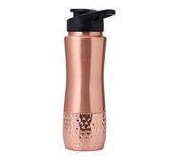 Pure Copper Water Bottle Sipper 900ml (30.4 oz.) | Leak-Proof Joint-Free Copper Drinking Bottle for Ayurvedic Health Benefits, Detox & Daily Hydration | Eco-Friendly BPA-Free Fitness Bottle