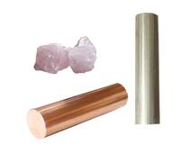 Pure Copper Zinc Rods Set Pharaoh Rod Calibration Healing Metal Rods of Solid Copper Zinc Bar Cu Zinc Metal Rod of Yoga Meditation School Scientific Experiment Research Metal DIY Craft Hobbies
