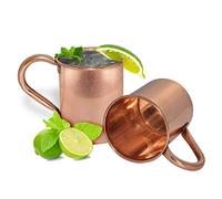 Pure CopperMoscow Mules Mug - Lead Free Copper - Lacquered Finish - Plain Shiny Style Handmade Capacity - 450 ML / 15 Oz (2)