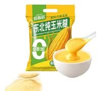 Pure Corn Porridge Instant Breakfast Mix, Unsweetened, No Added Sugar, 600g (30g X 20 Packets), Fine Powder Easy To, Low Fat