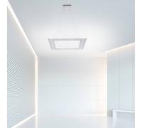 PURE Cosmo LED pendant light, aluminium, 50 cm, CCT, remote control
