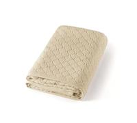 Pure Cotton 1-Piece Bath Towel in Combed Cotton Jacquard 570 GSM - Oeko-TEX Certified - Washable at 40°C - Absorbent Bath Towel 90 x 180 cm - Taupe