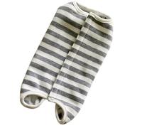 Pure Cotton Dog Surgical Suit Anti-licking Four Legged | PET Post Surgery Wear, Striped Snap Fastening, Easy to Wear, Wound Care Support