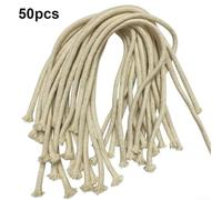 Pure Cotton Lamp Wicks 50pcs 16x7mm Oil Lanterns(7mm 16cm) | 50-piece value pack, 16x7mm round size, fits standard kerosene lamps, cotton blend