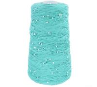 Pure Cotton Mercerized Thread Roll for PEARL Hand Knitting and Wool Braiding Thread for Craft Projects (Green 2)