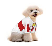 Pure Cotton T-Shirt for Pets - Soft Breathable Dog & Cat Shirt | All-Over Print Short Sleeve Tee for Small Dogs Puppy Boy Girl | Summer Cooling Pet Clothing Flag of Northern Ireland M