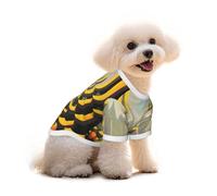 Pure Cotton T-Shirt for Pets - Soft Breathable Dog & Cat Shirt | All-Over Print Short Sleeve Tee for Small Dogs Puppy Boy Girl | Summer Cooling Pet Clothing The path leading to the sky L