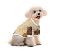 Pure Cotton T-Shirt for Pets - Soft Breathable Dog & Cat Shirt | All-Over Print Short Sleeve Tee for Small Dogs Puppy Boy Girl | Summer Cooling Pet Clothing Desert Temple L