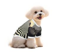 Pure Cotton T-Shirt for Pets - Soft Breathable Dog & Cat Shirt | All-Over Print Short Sleeve Tee for Small Dogs Puppy Boy Girl | Summer Cooling Pet Clothing Twisted Desert L