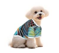 Pure Cotton T-Shirt for Pets - Soft Breathable Dog & Cat Shirt | All-Over Print Short Sleeve Tee for Small Dogs Puppy Boy Girl | Summer Cooling Pet Clothing Quantum wave photoplethysmography M