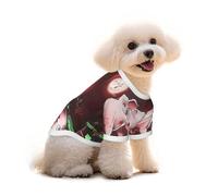 Pure Cotton T-Shirt for Pets - Soft Breathable Dog & Cat Shirt | All-Over Print Short Sleeve Tee for Small Dogs Puppy Boy Girl | Summer Cooling Pet Clothing Machine pigs in underground bars S