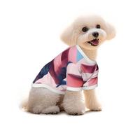Pure Cotton T-Shirt for Pets - Soft Breathable Dog & Cat Shirt | All-Over Print Short Sleeve Tee for Small Dogs Puppy Boy Girl | Summer Cooling Pet Clothing Beautiful house S