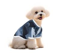 Pure Cotton T-Shirt for Pets - Soft Breathable Dog & Cat Shirt | All-Over Print Short Sleeve Tee for Small Dogs Puppy Boy Girl | Summer Cooling Pet Clothing Endless Aisle L