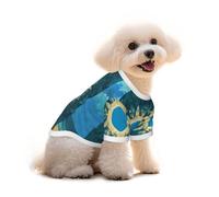 Pure Cotton T-Shirt for Pets - Soft Breathable Dog & Cat Shirt | All-Over Print Short Sleeve Tee for Small Dogs Puppy Boy Girl | Summer Cooling Pet Clothing Tarot Card M