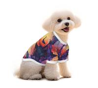 Pure Cotton T-Shirt for Pets - Soft Breathable Dog & Cat Shirt | All-Over Print Short Sleeve Tee for Small Dogs Puppy Boy Girl | Summer Cooling Pet Clothing Beautiful and spectacular dusk M