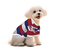 Pure Cotton T-Shirt for Pets - Soft Breathable Dog & Cat Shirt | All-Over Print Short Sleeve Tee for Small Dogs Puppy Boy Girl | Summer Cooling Pet Clothing Flag of Hawaii American L