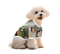 Pure Cotton T-Shirt for Pets - Soft Breathable Dog & Cat Shirt | All-Over Print Short Sleeve Tee for Small Dogs Puppy Boy Girl | Summer Cooling Pet Clothing The Girl with Angel Wings L