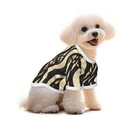 Pure Cotton T-Shirt for Pets - Soft Breathable Dog & Cat Shirt | All-Over Print Short Sleeve Tee for Small Dogs Puppy Boy Girl | Summer Cooling Pet Clothing Twisted trees L