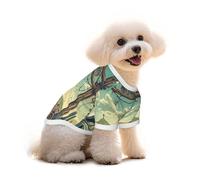 Pure Cotton T-Shirt for Pets - Soft Breathable Dog & Cat Shirt | All-Over Print Short Sleeve Tee for Small Dogs Puppy Boy Girl | Summer Cooling Pet Clothing End of World Desert S