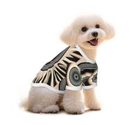 Pure Cotton T-Shirt for Pets - Soft Breathable Dog & Cat Shirt | All-Over Print Short Sleeve Tee for Small Dogs Puppy Boy Girl | Summer Cooling Pet Clothing energy vortexes L