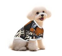 Pure Cotton T-Shirt for Pets - Soft Breathable Dog & Cat Shirt | All-Over Print Short Sleeve Tee for Small Dogs Puppy Boy Girl | Summer Cooling Pet Clothing Inside the spacecraft M