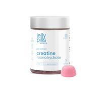 Pure Creatine Monohydrate Gummies - 1.5 g per Gummy - 60 Vegan Gummies - Pre-Workout Strength, Physical & Mental Performance - Cognitive Boost - Strawberry Flavour - Jelly Pills Sports - 1 Month